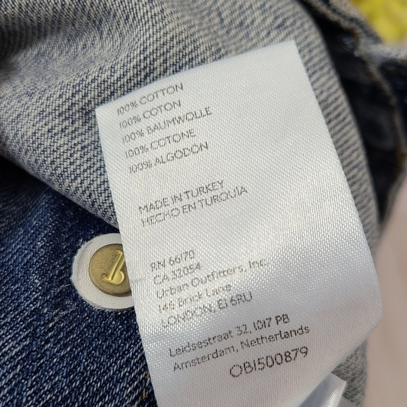 Anthropologie Pilcro denim cutoff shortalls distressed shorts Womens size 29 NEW - Picture 9 of 9